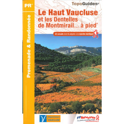 Carte randonnée HAUT VAUCLUSE ET DENTELLES DE MONTMIRAIL P843