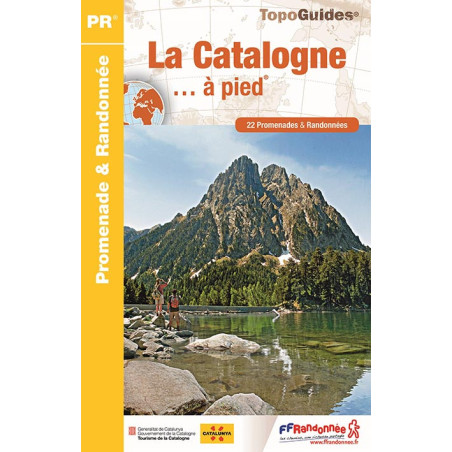 Carte randonnée LA CATALOGNE A PIED IN02