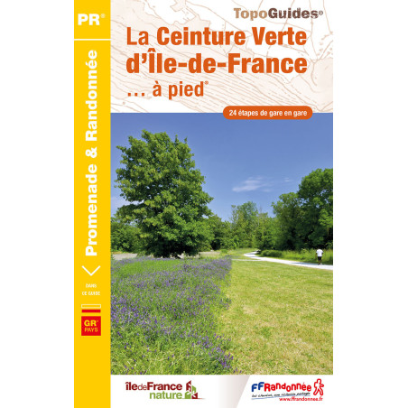 Carte randonnée LA CEINTURE VERTE D'ILE DE FRANCE RE24
