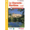 Carte randonnée LA CHARENTE MARITIME A PIED 37 PROMENADES & RANDONNEES D017