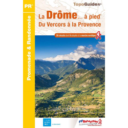 Carte randonnée LA DROME A PIED D026