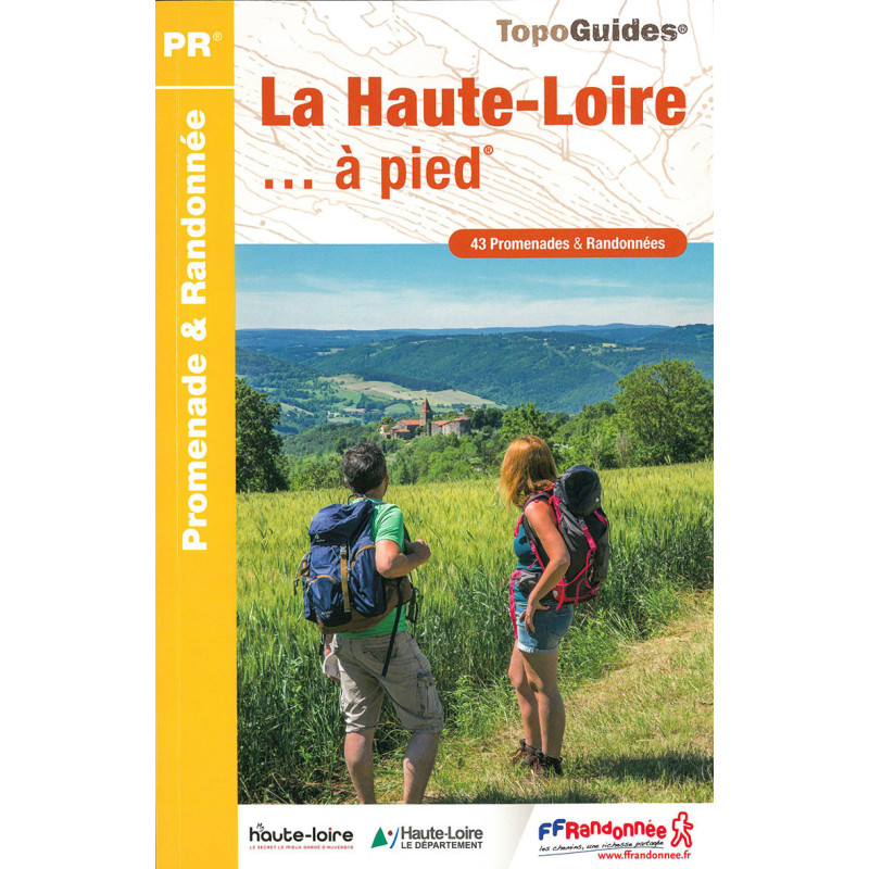 Carte randonnée LA HAUTE LOIRE A PIED D043 Carte randonnée LA HAUTE LOIRE A PIED D043