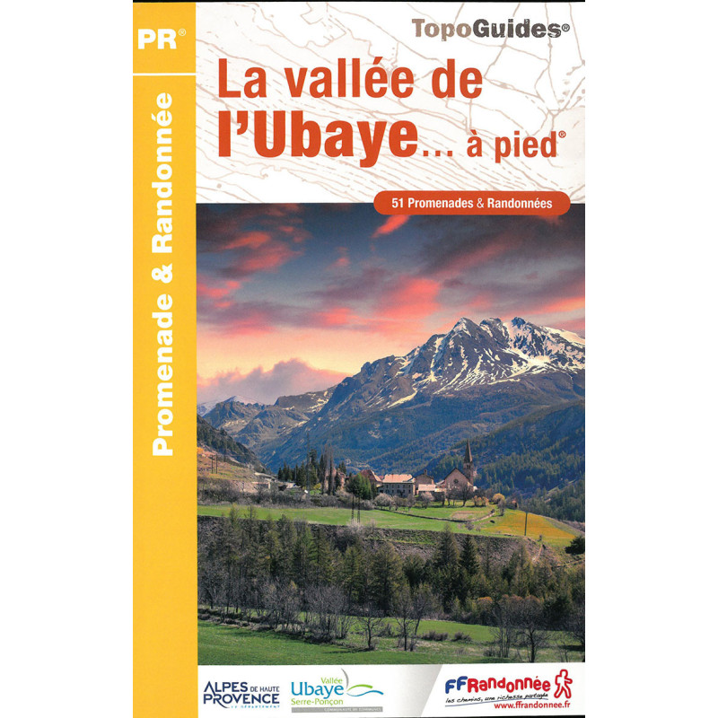 Carte randonnée LA VALLEE DE L'UBAYE A PIED P043 Carte randonnée LA VALLEE DE L'UBAYE A PIED P043