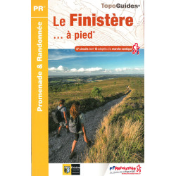 Carte randonnée LE FINISTERE A PIED D029