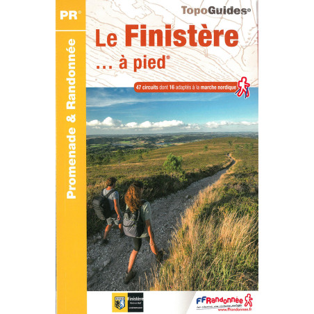 Carte randonnée LE FINISTERE A PIED D029