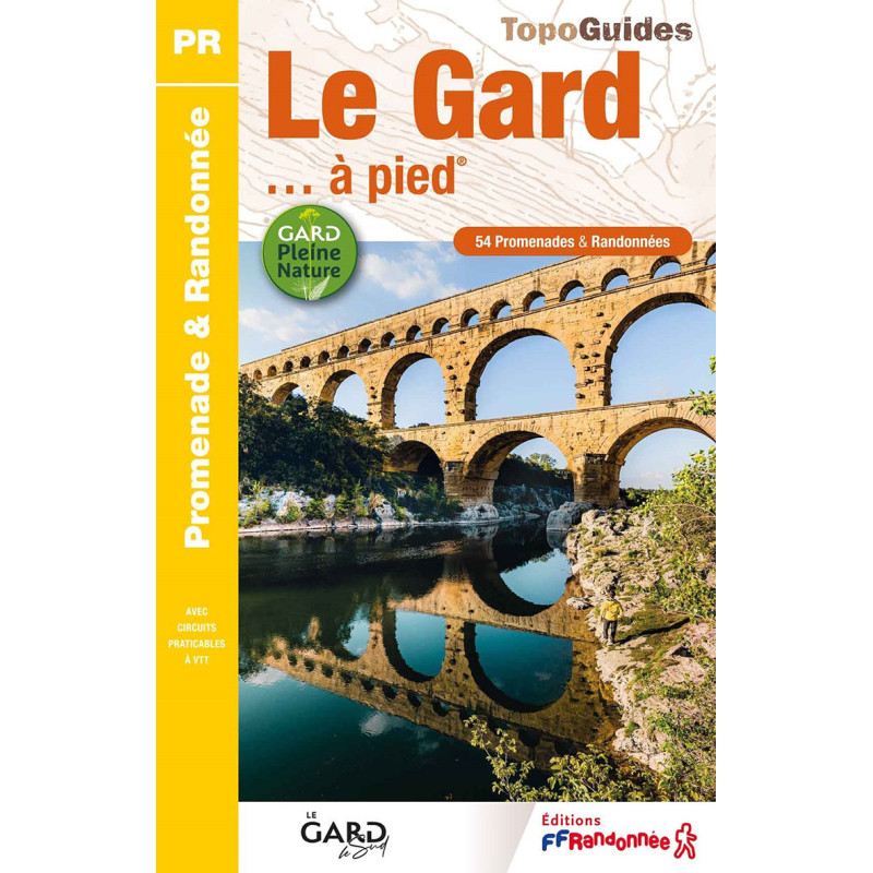 Carte randonnée LE GARD A PIED D030 Carte randonnée LE GARD A PIED D030