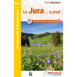 Carte randonnée LE JURA A PIED D039