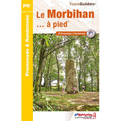 Carte randonnée LE MORBIHAN A PIED D056