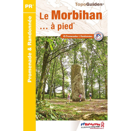 Carte randonnée LE MORBIHAN A PIED D056