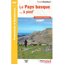 Carte randonnée LE PAYS BASQUE A PIED P642