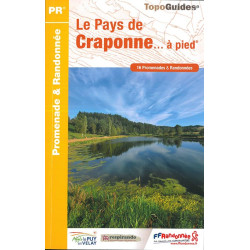 Carte randonnée LE PAYS DE CRAPONNE A PIED P439
