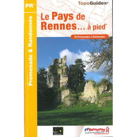 Carte randonnée LE PAYS DE RENNES A PIED P352