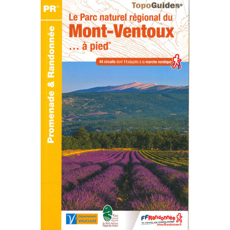 Carte randonnée LE PNR DU MONT-VENTOUX A PIED PN23
