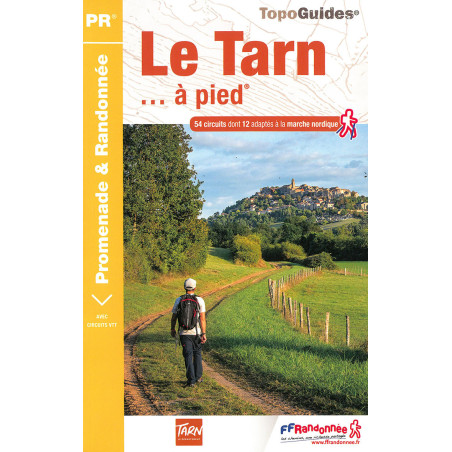 Carte randonnée LE TARN A PIED D081