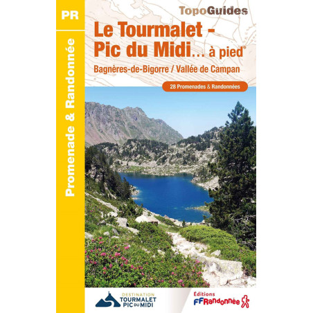 Carte randonnée LE TOURMALET - PIC DU MIDI