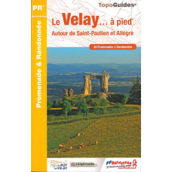 Carte randonnée LE VELAY A PIED/AUTOUR DE SAINT- PAULIEN ET ALLEGRE P431