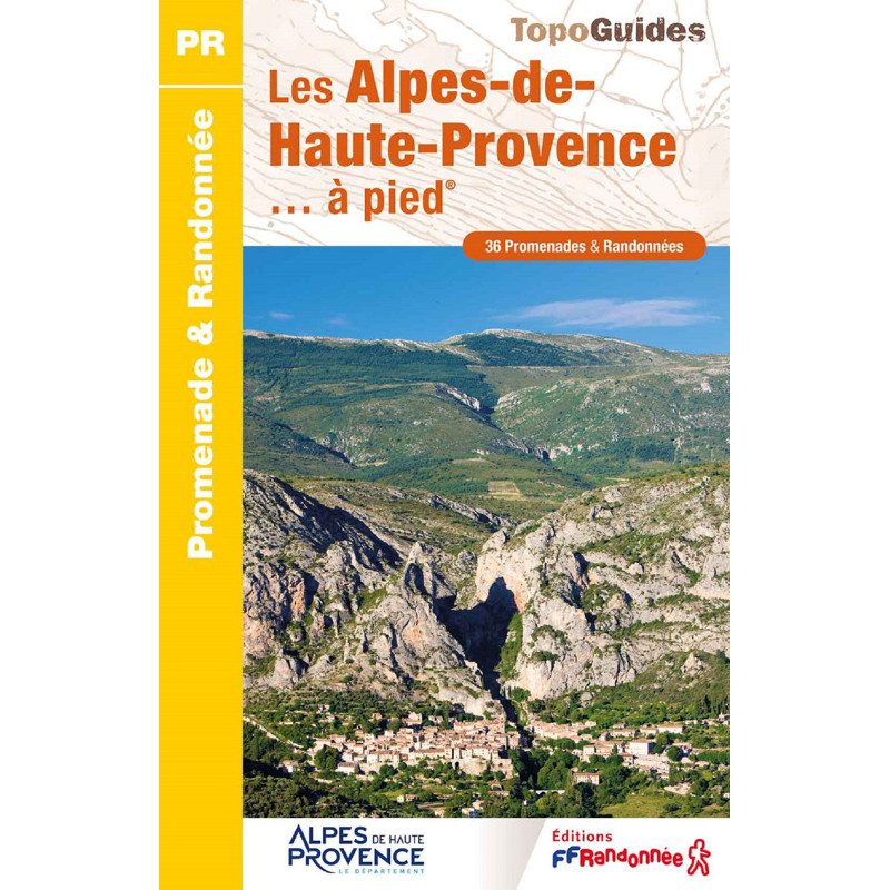Carte randonnée LES ALPES DE HAUTE PROVENCE A PIED D004 Carte randonnée LES ALPES DE HAUTE PROVENCE A PIED D004