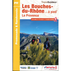 Carte randonnée LES BOUCHES DU RHONE A PIED D013
