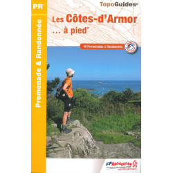 Carte randonnée LES COTES D'ARMOR A PIED D022