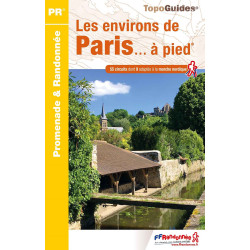 Carte randonnée LES ENVIRONS DE PARIS A PIED RE01