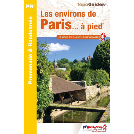 Carte randonnée LES ENVIRONS DE PARIS A PIED RE01
