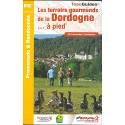 Carte randonnée LES TERROIRS GOURMANDS DE LA DORDOGNE A PIED D241
