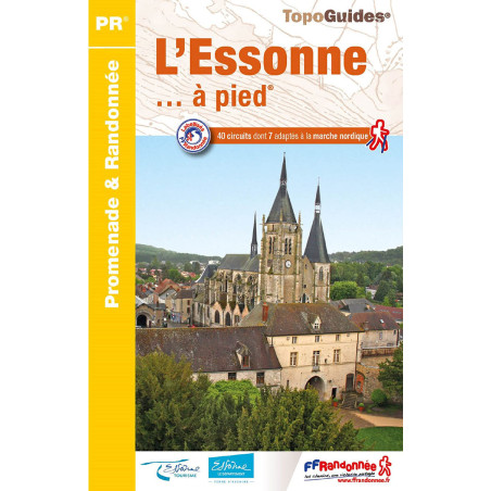 Carte randonnée L'ESSONNE A PIED D091