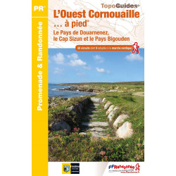 Carte randonnée L'OUEST CORNOUAILLE PAYS DOUARNENEZ CAP SIZUN P294