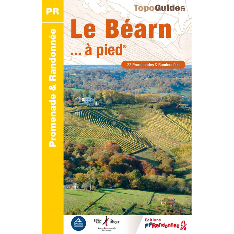 Carte randonnée P641 LE BEARN... A PIED Carte randonnée P641 LE BEARN... A PIED