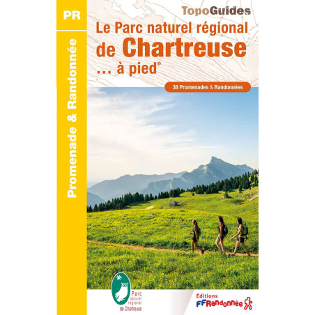 Carte randonnée PARC NATUREL DE CHARTREUSE A PIED PN06