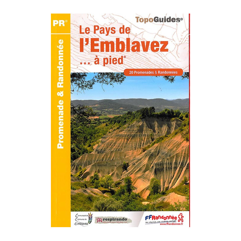 Carte randonnée PAYS DE L'EMBLAVEZ P433 Carte randonnée PAYS DE L'EMBLAVEZ P433