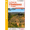 Carte randonnée PAYS DE L'EMBLAVEZ P433
