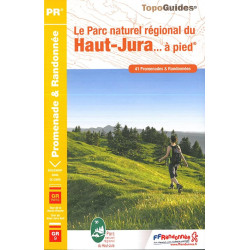 Carte randonnée PN15 LE PARC DU HAUT JURA A PIED