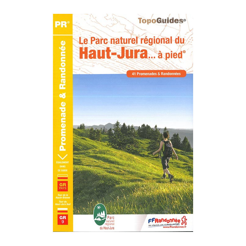 Carte randonnée PN15 LE PARC DU HAUT JURA A PIED