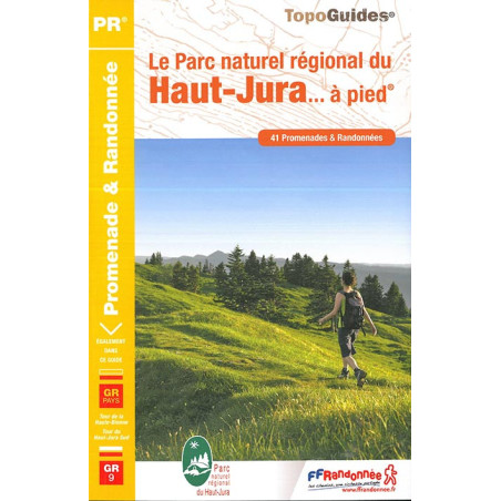 Carte randonnée PN15 LE PARC DU HAUT JURA A PIED