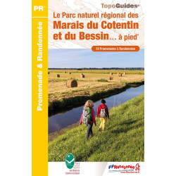Carte randonnée PN20 LE PNR DES MARAIS DU COTENTIN ET DU BESSIN... A PIED