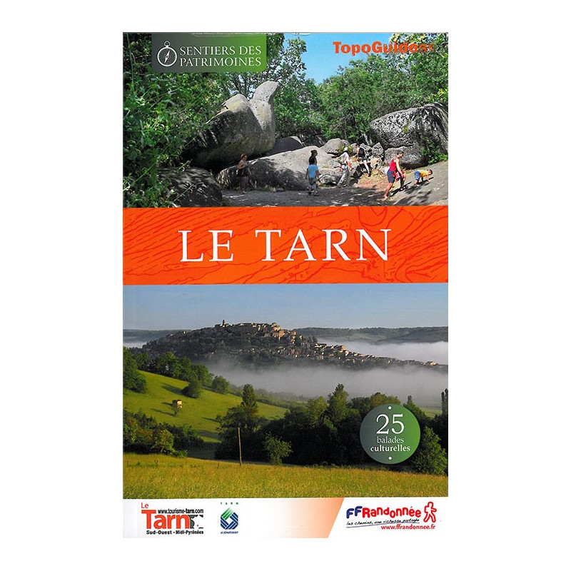 Carte randonnée SENTIERS PATRIMOINE TARN SP02 Carte randonnée SENTIERS PATRIMOINE TARN SP02