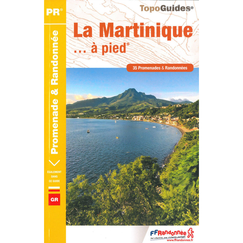 Carte randonnée SLNA LA MARTINIQUE À PIED D972 Carte randonnée SLNA LA MARTINIQUE À PIED D972