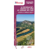 Carte randonnée GRP LE REVERMONT MONTS DU JURA ET GORGES DE L'AIN T011