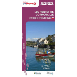 Carte randonnée GRP LES PORTES DE COURNOUAILLE T291 - TOPOCARTE