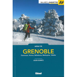 Carte randonnée AUTOUR DE GRENOBLE 52 BALADES A RAQUETTES