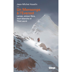 Livre UN MENSONGE A L'EVEREST - LARZAC AMOUR LIBRE MORT BLANCHE TIBET