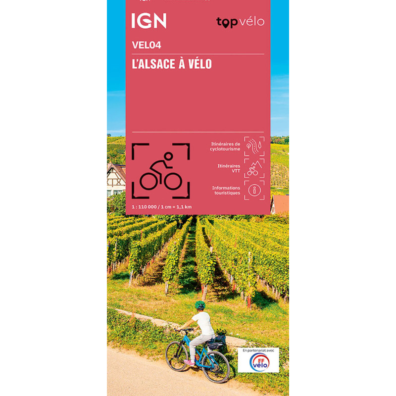 Carte - ALSACE A VELO