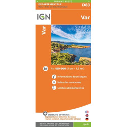 Carte randonnée D83 VAR
