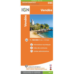 Carte randonnée D85 VENDEE