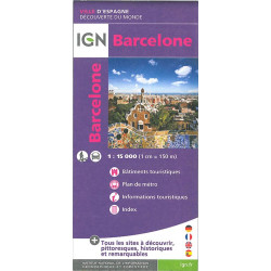 Carte randonnée BARCELONE