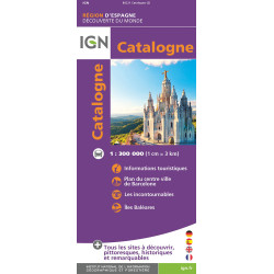 Carte randonnée CATALOGNE