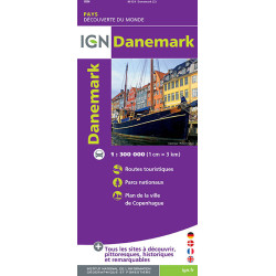 Carte randonnée DANEMARK
