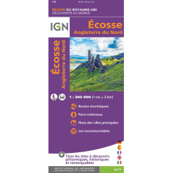 Carte randonnée ECOSSE - ANGLETERRE DU NORD