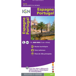 Carte randonnée ESPAGNE/PORTUGAL